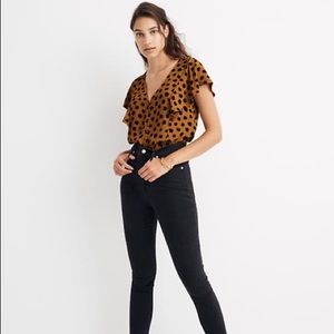 Madewell Painted Dot Blouse